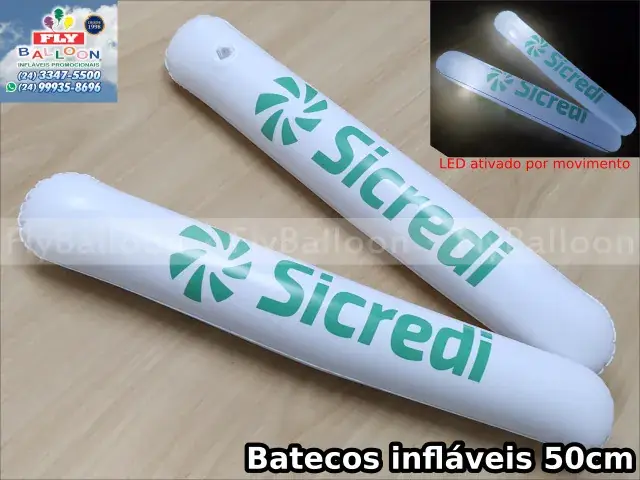 Bateko personalizado com LED Sicredi