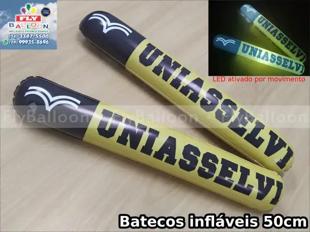 Batekos personalizados com LED Uniasselvi
